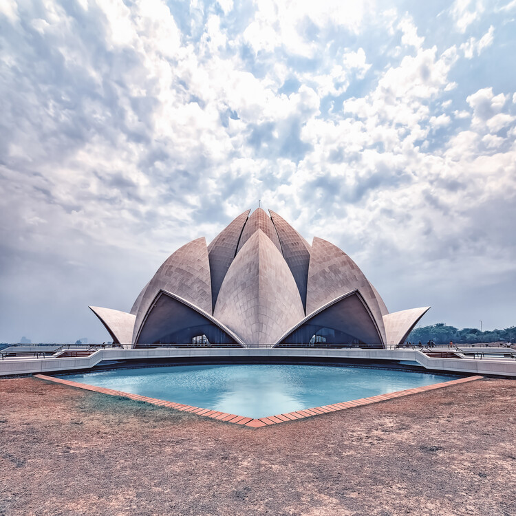 Lotus Temple Wall Mural | Buy online at Europosters