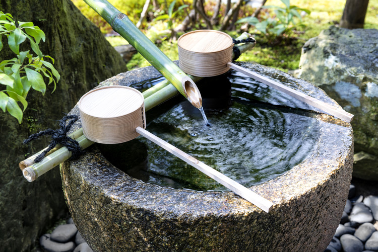 Valokuvataide Natural Japanese Fountain