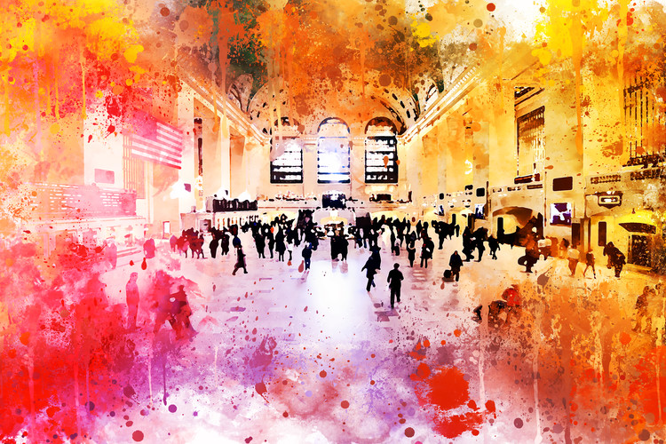 Art Photography NYC Watercolor 157
