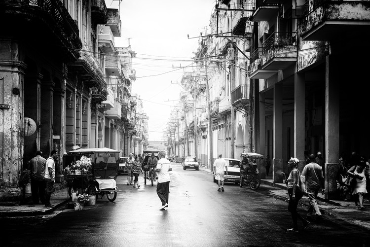 Canvas Print Old Havana Street