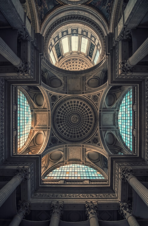 Arte Fotográfica Pantheon Ceiling