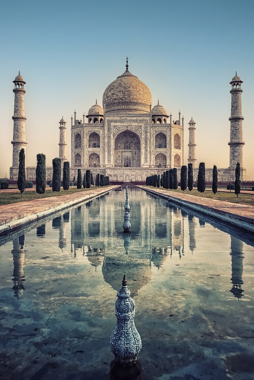 Taide valokuvaus Taj Mahal
