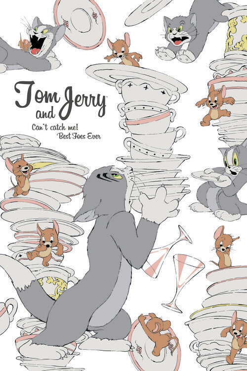 Wallpaper Mural Tom& Jerry - Mischief memories
