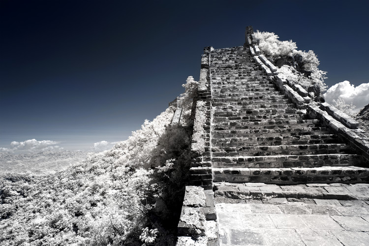 Canvas Print White Great Wall of China