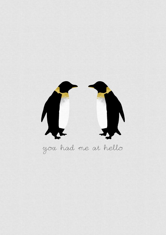 Wall Art Print You Had Me At Hello, Orara Studio