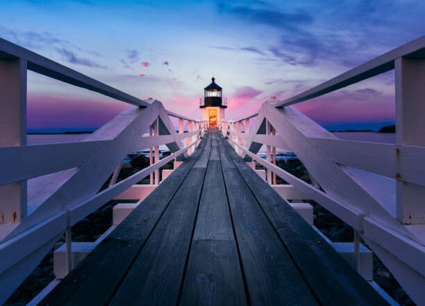 Αυτοκόλλητο Marshall Point Lighthouse