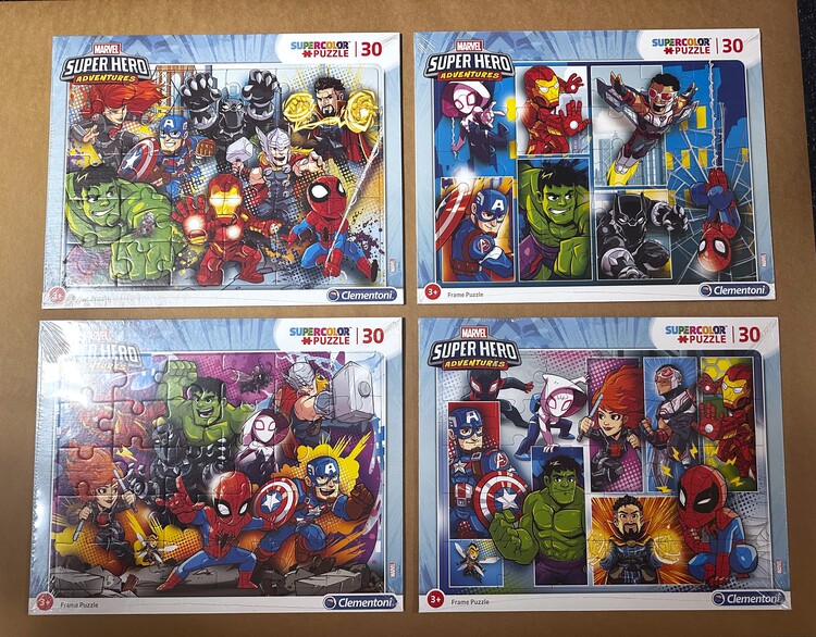 Jigsaw puzzle Marvel - Super Hero - Set 4 pcs