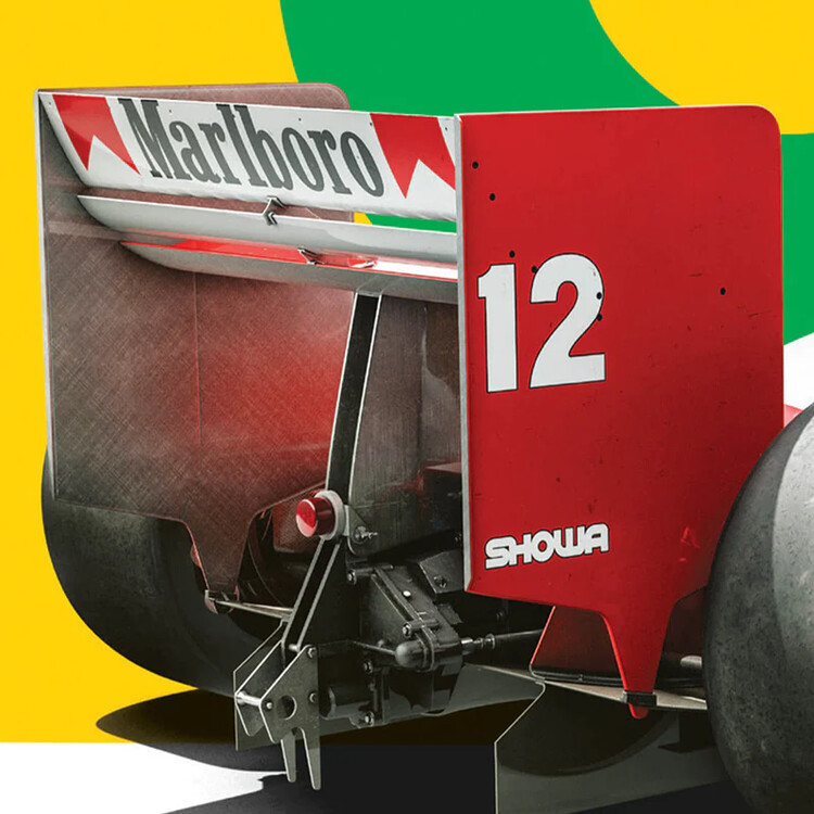 McLaren MP4/4 Ayrton Senna 1988 San Marino GP 1988 Poster