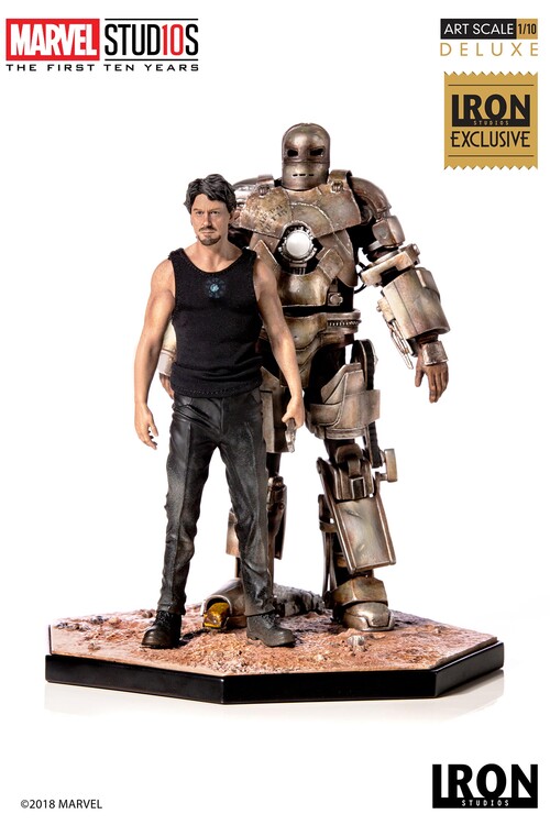 Figurine MCU 10 Years - Tony Stark & Mark I
