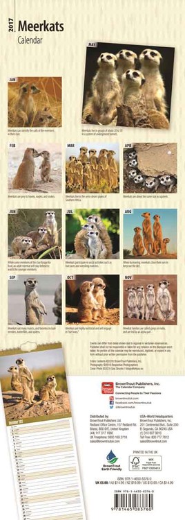 Calendar 2021 Meerkats