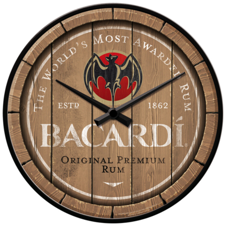 Clock Bacardi - Logo