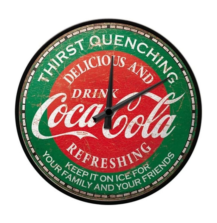 Clock Coca-Cola - Thirst Quenching