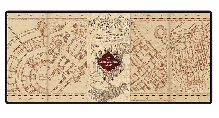 Mouse pad για παιχνίδια Harry Potter - The marauder's Map
