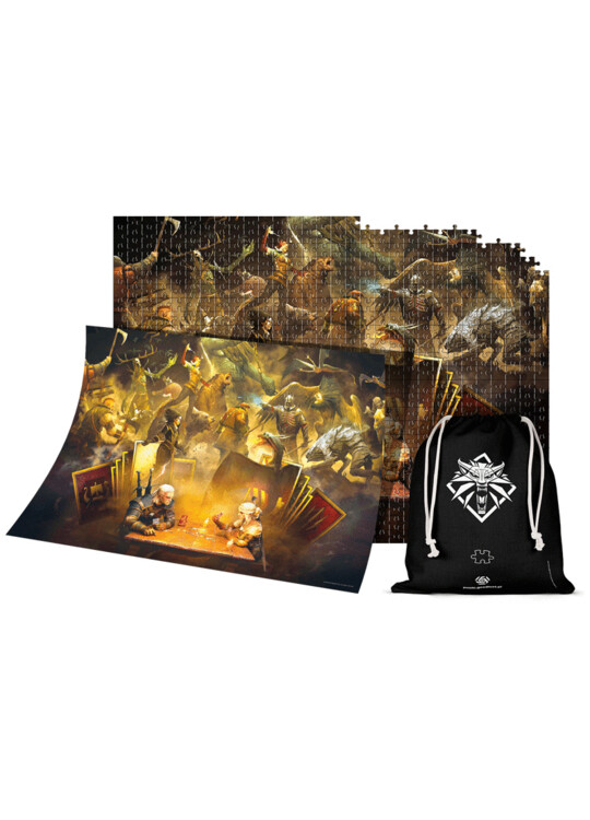 Puzzle The Witcher - Playing Gwent