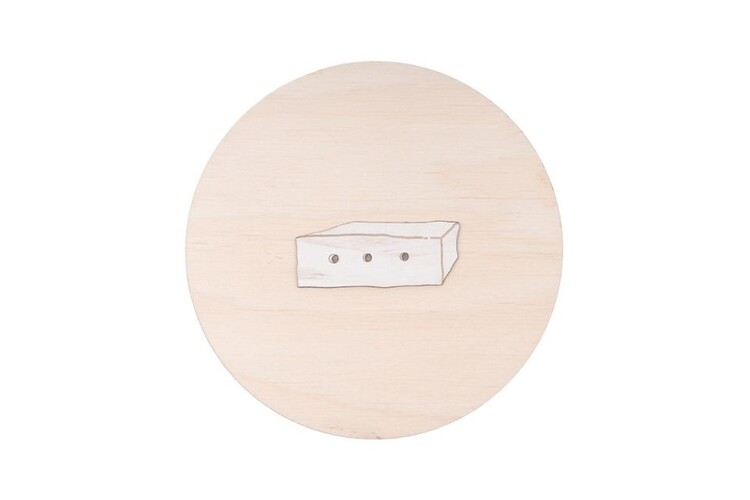 Wooden wall decoration The Little Prince - Box with a Lamb