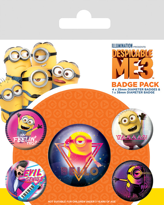 Merkit Itse ilkimys (Despicable Me) 3 - 80´s Vibe