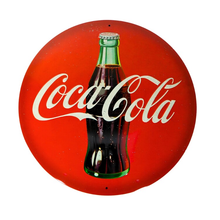 Metal sign Coca Cola