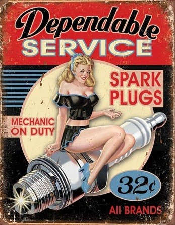 Metal sign Dependable Service