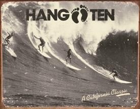 HANG TEN | Collectible retro metal signs for your wall