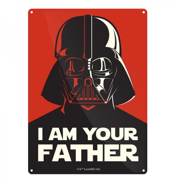 Bevatten rekenmachine Higgins Star Wars - I Am Your Father | Collectible retro metal signs for your wall