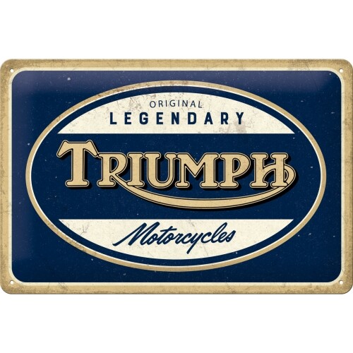 Metal sign Triumph - Legendary Motorcycles