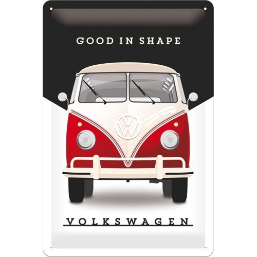 Sticker logo Volkswagen avec coulures 20 x 20 cm