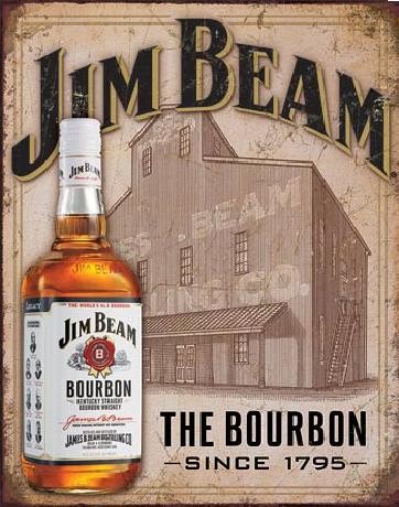 JIM BEAM - Still House Metal Sign