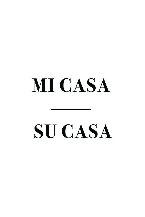 Фотошпалери Mi casa l Su casa