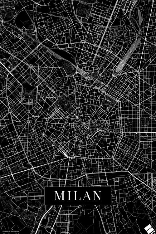 Фотошпалери Milan black