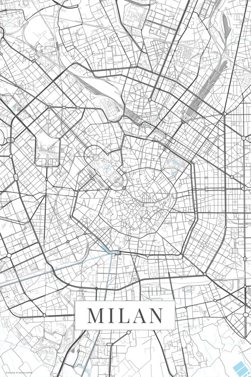 Фотошпалери Milan white