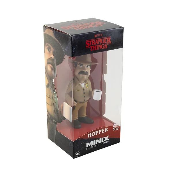 Figurine Hopper Stranger Things Minix Netflix 4 11/16in