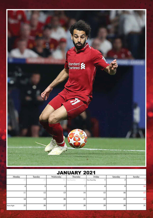 Mo Salah Wall Calendars Large Selection