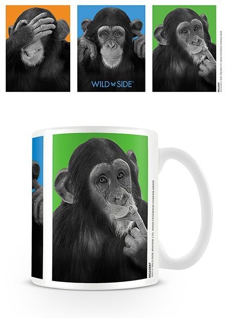 Mug Monkeys - see no evil, hear no evil, speak no evil