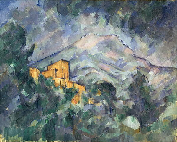 Αυτοκόλλητο Montagne Sainte-Victoire and the Black Chateau, 1904-06