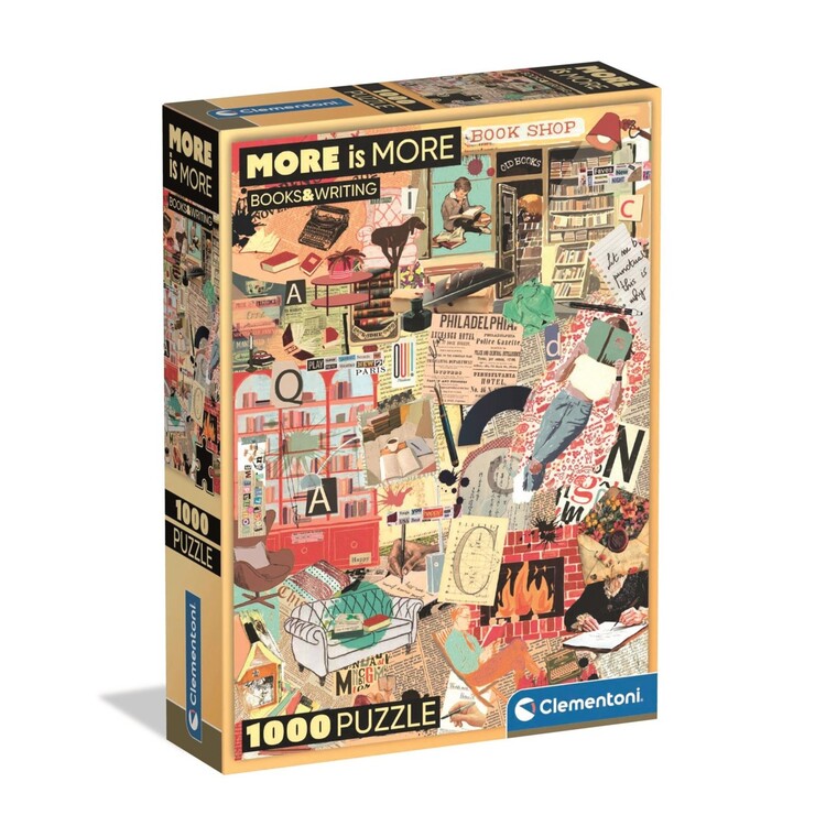 Puzzle More Is More: Books & Writing | Ideias para presentes originais | Europosters