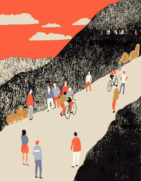 Stenska nalepka Mountain