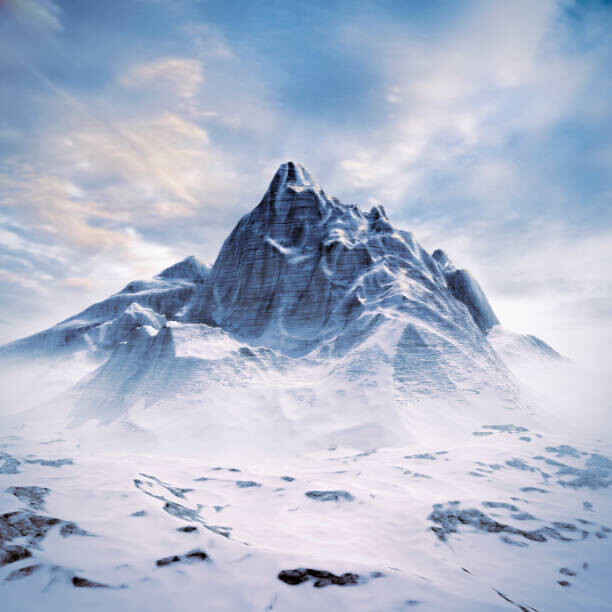 Μπλουζάκι Mountain peak scene