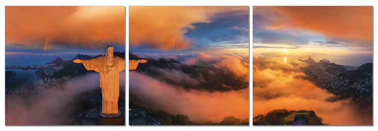 Clouds over Rio de Janeiro Mounted Art Print