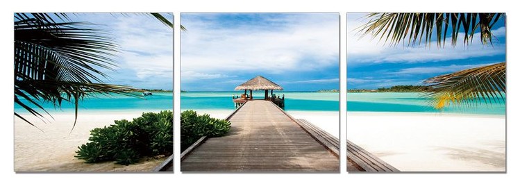 Exotic holidays Mounted Art Print