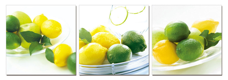 Lemons and limes Mounted Art Print