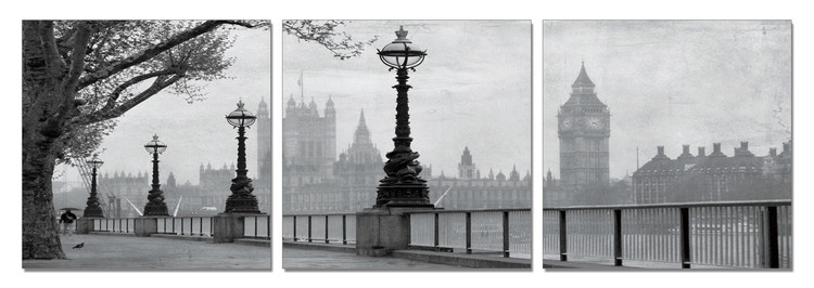 London - Westminster Palace Mounted Art Print