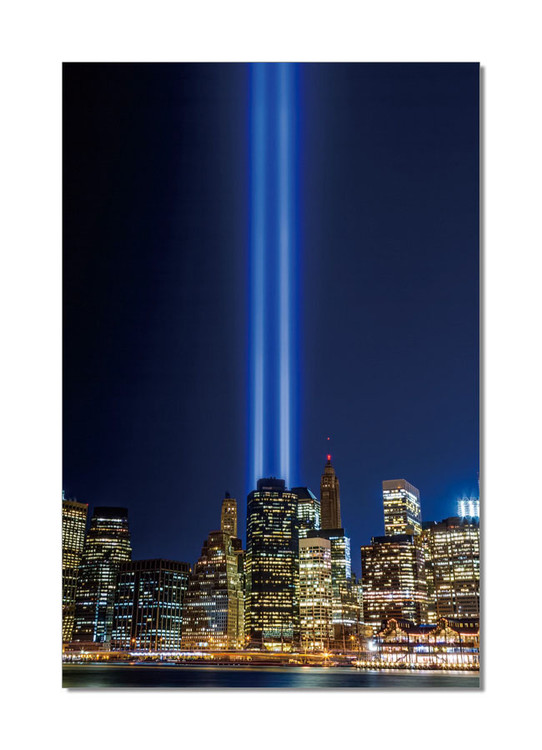 New York - Tribute in Light Mounted Art Print