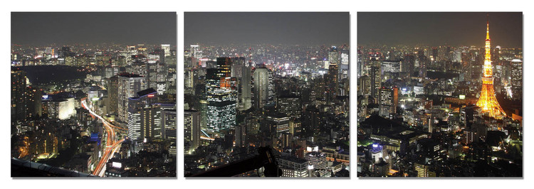 Night Life Mounted Art Print