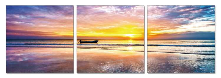 Radiant sunrise Mounted Art Print