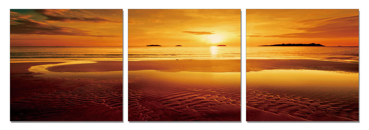 Sunset Mounted Art Print