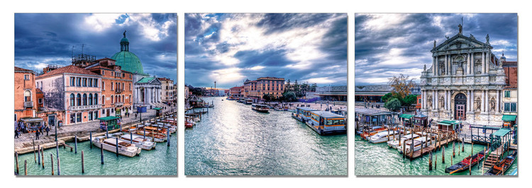 Venice - Bay Mounted Art Print