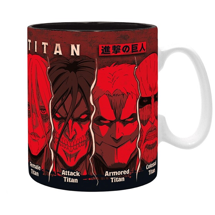 Mug Attack on Titan - All Titans