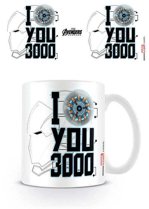 I Love You 3000 Avengers Ironman Endgame Mug Fathers Day Gift for Dad Daddy 