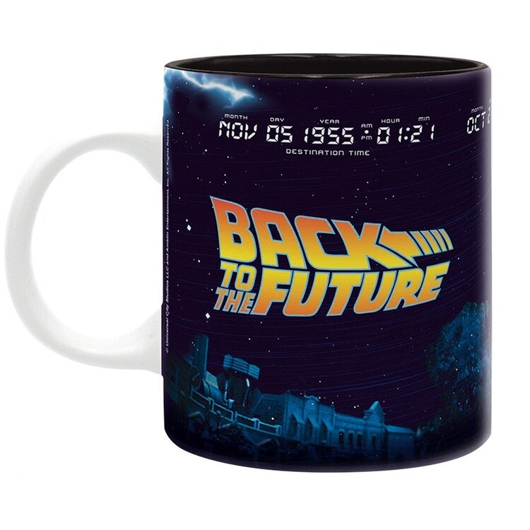 Mug retour vers le futur - Time Machine Plan