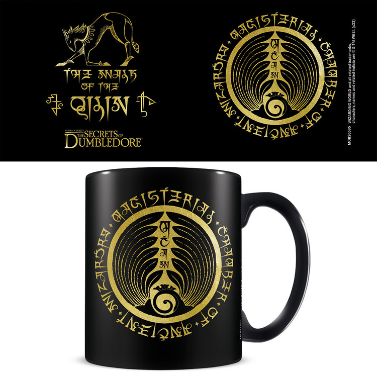 Mug Fantastic Beasts: The Secrets of Dumbledore - Qilin Gold